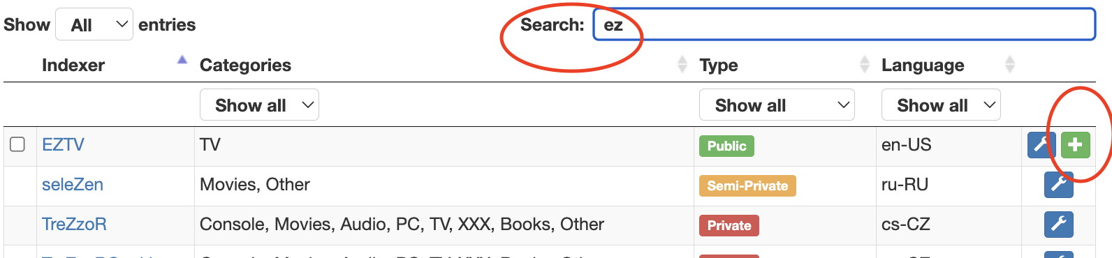 search add